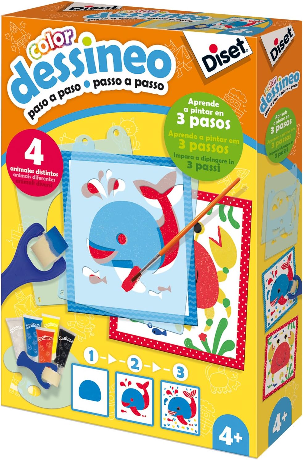 Diset Dessineo Learn How to Paint Animals Various