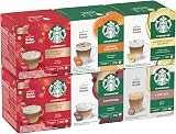 STARBUCKS Seasonal Pack Variété Café Gourmand by Nescafé Dolce Gusto, Capsules de Café 6 x 12 (72 Capsules) - Exclusivité Amazon - 1