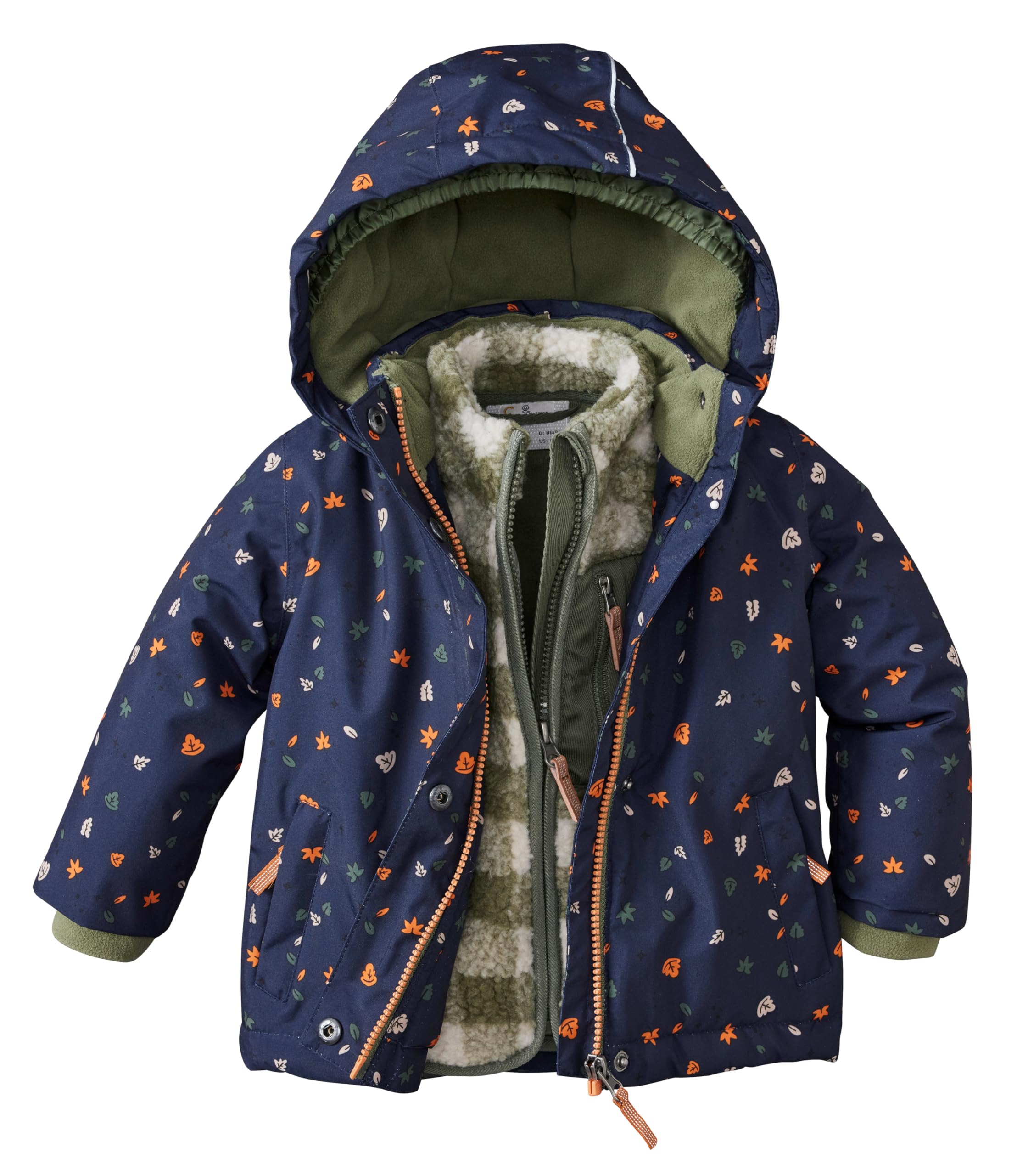 first instinct by killtec Unisex Baby Fiow 55 Mns Jckt Funktionsjacke/Outdoorjacke mit Kapuze