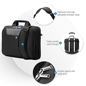 Everki 95313 Advance - Laptop Bag - Briefcase fits up to 16