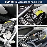 URBAN UR10 Antivol Moto Homologué SRA, Bloque Disque avec Alarme Intelligente | 120dB, LED, Warning, Sensibilité A+, X2 ON | Serrure Haute Sécurité, Bloc Double Verrouillage ø10mm, Acier Endurci - 6