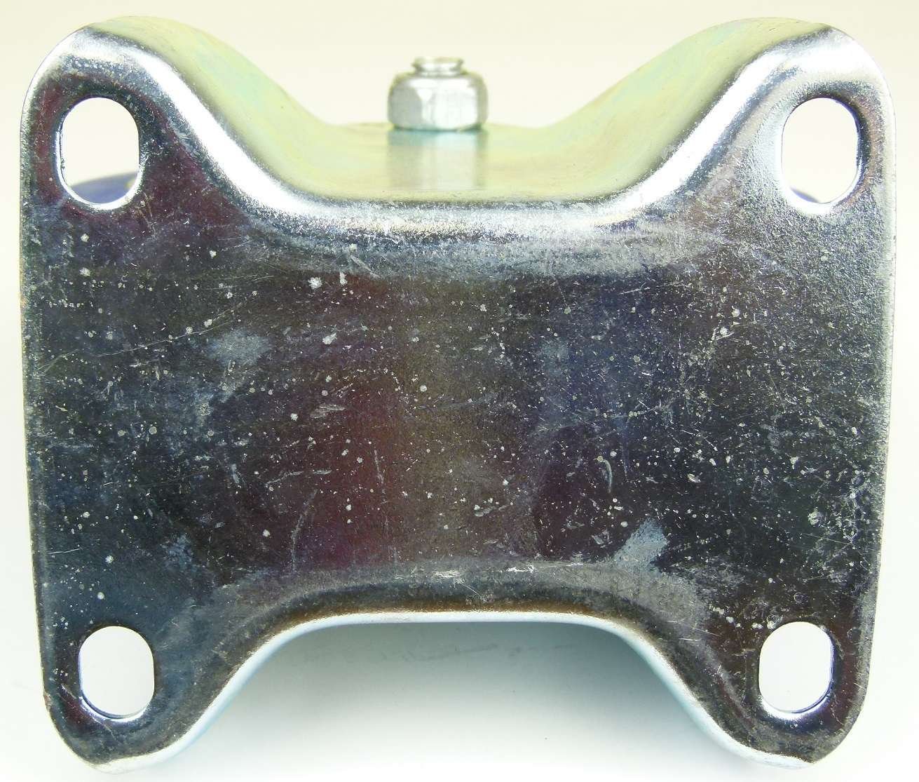 1 Satz 160mm Blue Wheels Lenkrollen mit Bremse/Feststellbremse + Bockrollen Transportrollen Blau 300kg / Rad - INDUSTRIEQALITÄT (2x Brems + 2x Bock)