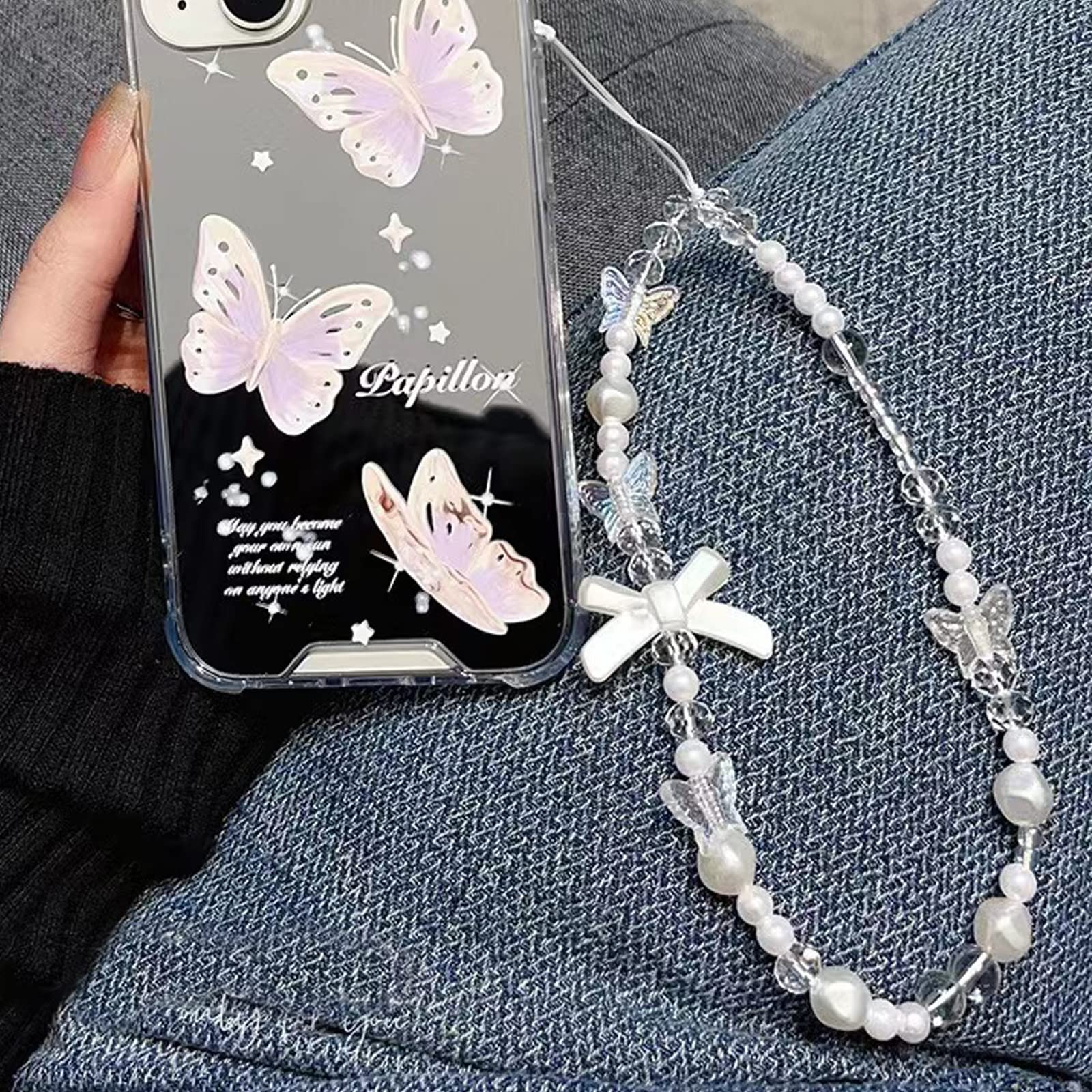 Cordino Per Cellulare Con Perline - Laccio Anti-Smarrimento, Ciondolo Decorativo Per Telefoni - Foto 10