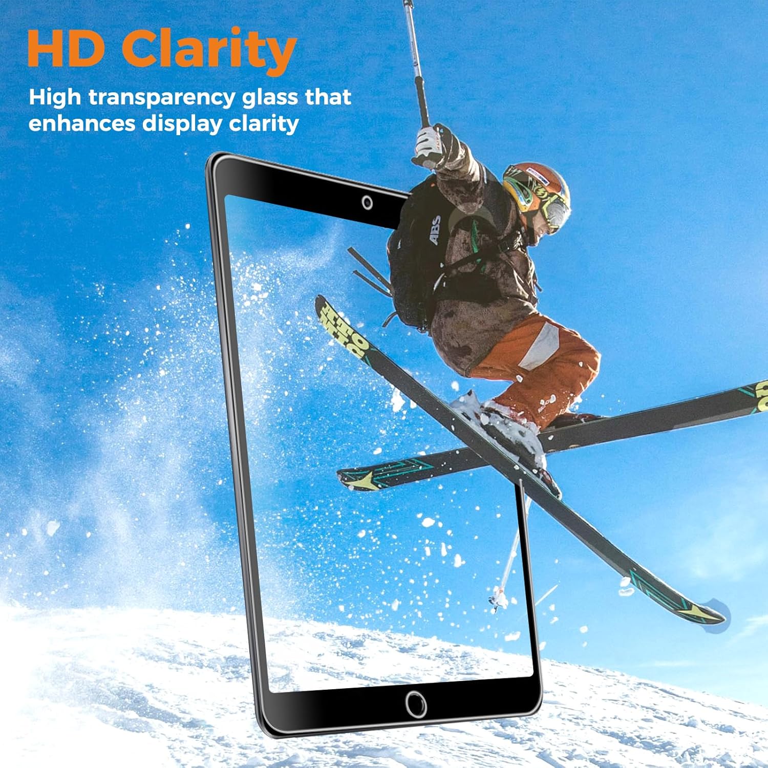 2 Pack Screen Protector for iPad 9th 8th 7th Generation (10.2 Inch, iPad 9/8/7, 2021&2020&2019), iPad Tempered Glass with Installation Tray, Sensitive Touch, Anti-Scratch, Easy Install