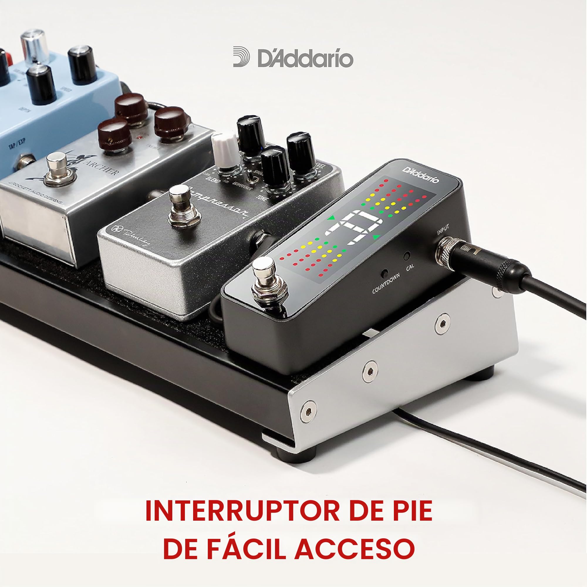 D'Addario Accessories Chromatic Pedal Tuner +