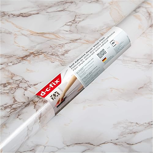 Miniatura 5 de d-c-fix - Papel tapiz autoadhesivo para despegar y pegar, papel adhesivo impermeable para encimeras de cocina y baño, armarios y bricolaje, Brown