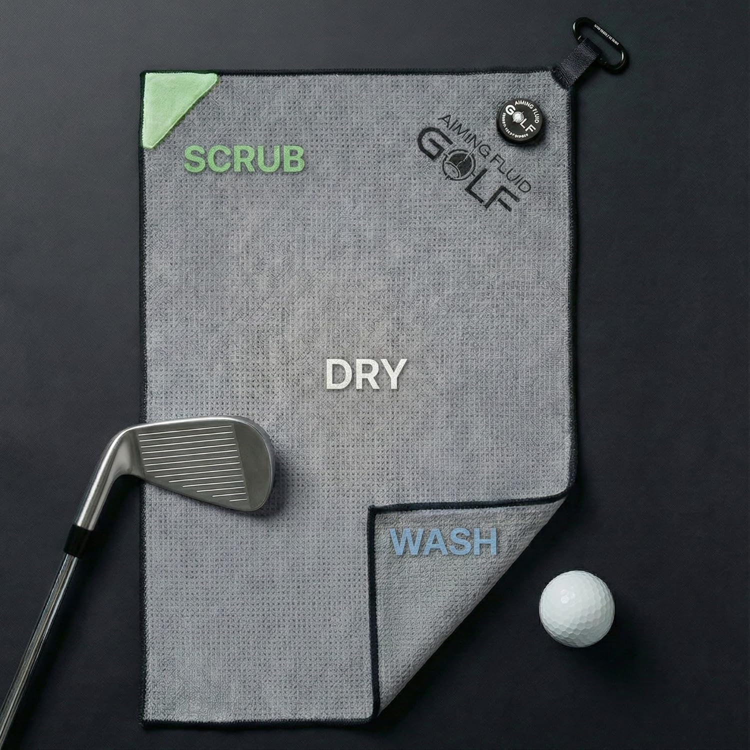 Don't Suck Collection - with Durable 4-Prong Golf Tee PureFlight Tech for Straighter and Longer Drives and Limited Edition Microfiber Magnetic Golfing Towel (16"x24")