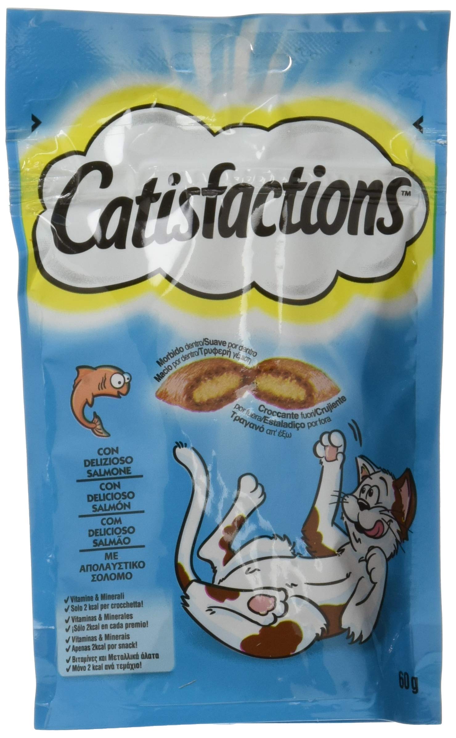 Catisfactions Verschiedene Snacks für Katzen, gemischte Box mit 3 Geschmacksrichtungen, 36 Stück