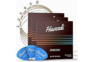 HAVENDI® Guitar Strings Acoustic: Premium Medium Strings for Exceptional Tone