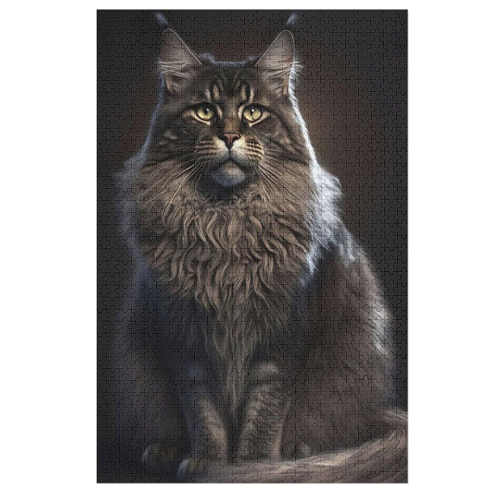 2000-Teile-Puzzles für Erwachsene – Katze – Kinderpuzzle Recycling-Familie 70x100 cm