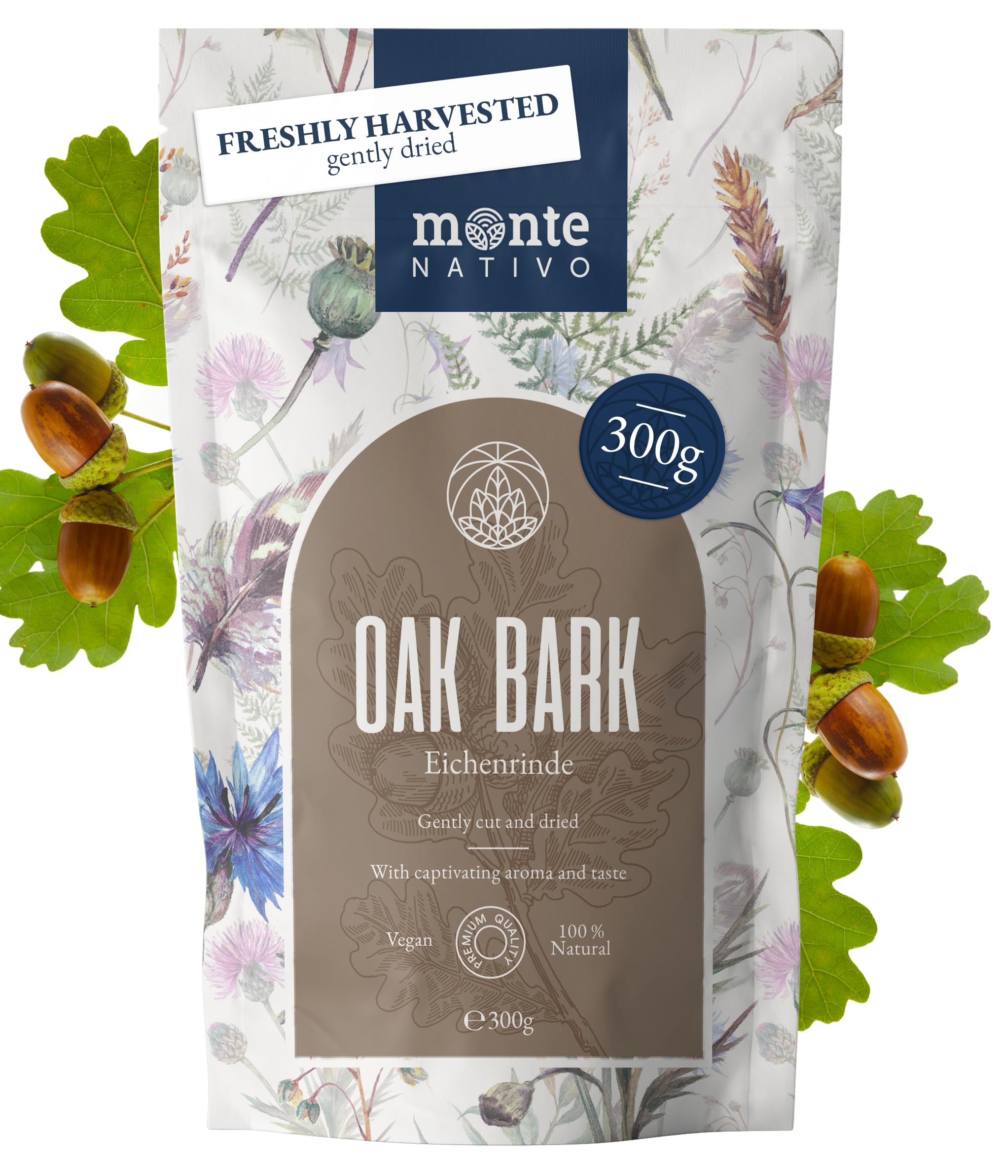 Lemon Balm Tea Monte Nativo (300g) - Gently Dried Lemon Balm Leaves - Aromatic and 100% Pure and Natural Loose Leaf Herbal Tea Without Additives - As a healthy, refreshing infusion — view 65