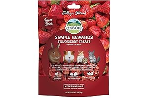 Oxbow SIMPLE REWARDS STRAWBERRY Small Animal Treat 0.5oz