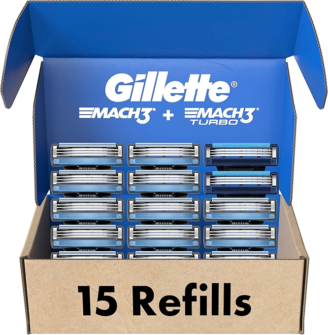 Gillette Mach3 Men's Razor Blade Refills Pack
