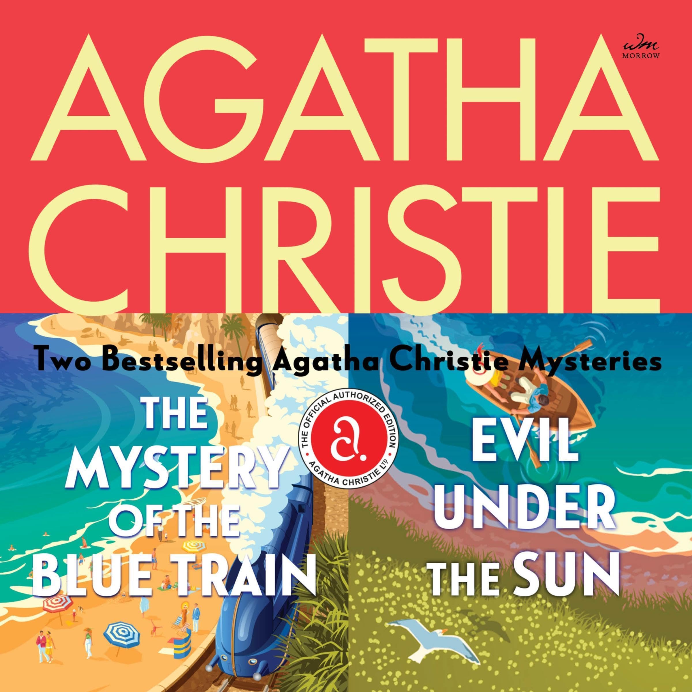 Cover art for The Mystery of the Blue Train & Evil Under the Sun