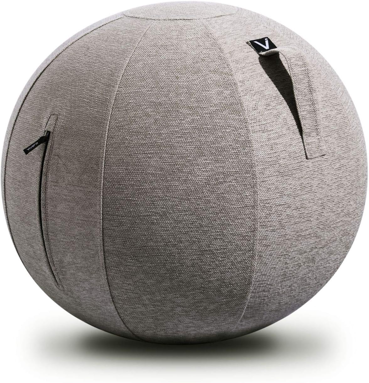 Vivora Luno - Sitting Ball Chair for Office, Dorm, and Home, Lightweight Self-Standing Ergonomic Posture Activating Exercise Ball Solution with Handle & Cover, Classroom & Yoga : Sports & Outdoors