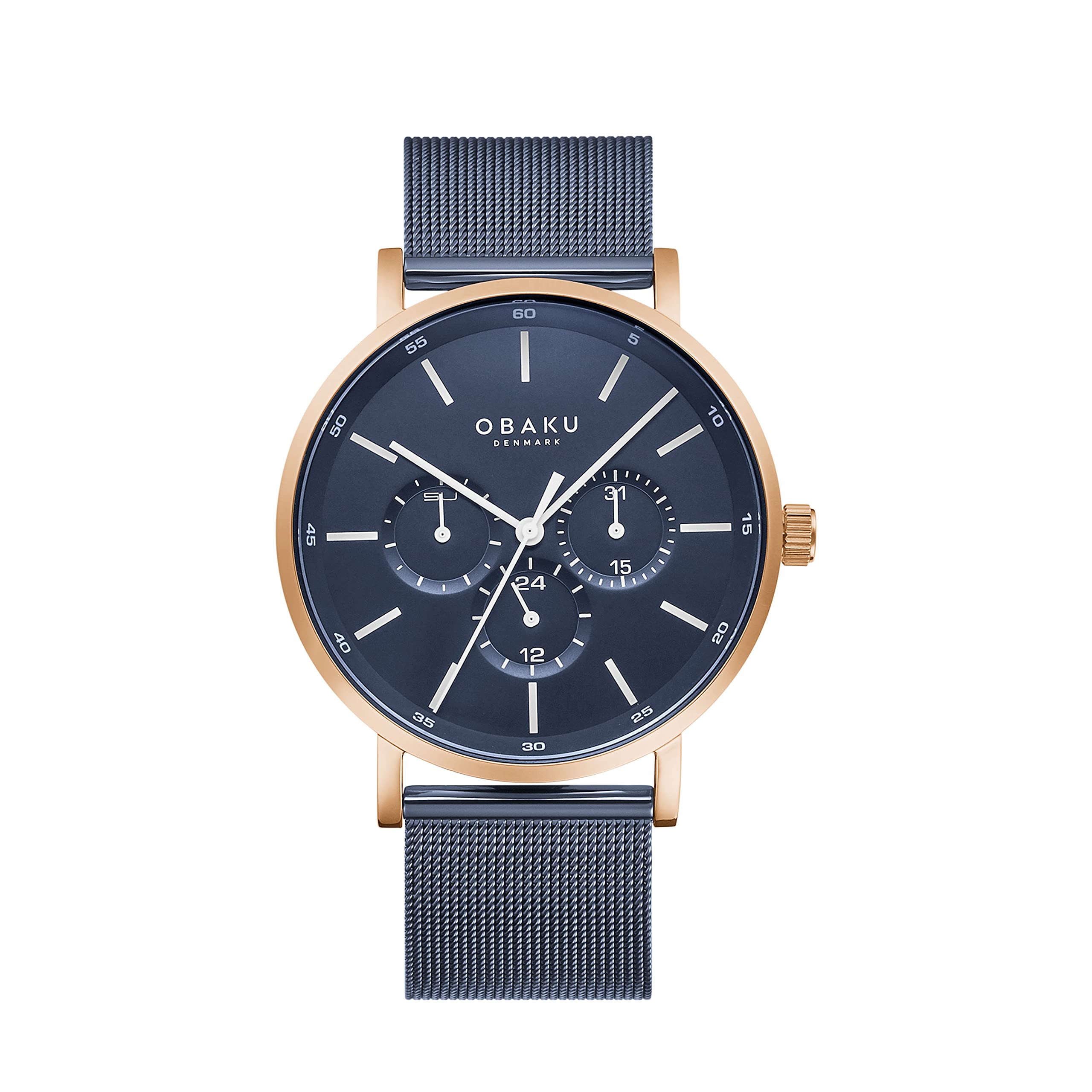 Obaku EGE Ocean Analog Blue Dial Mens Watch-V246GMVLML (B095WRMNCR) Amazon Price History, Amazon Price Tracker