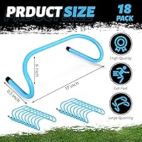 Vista 2 de Wettarn 18 unidades de entrenamiento de velocidad de 6 pulgadas, obstáculos de entrenamiento de agilidad, obstáculos de entrenamiento duradero