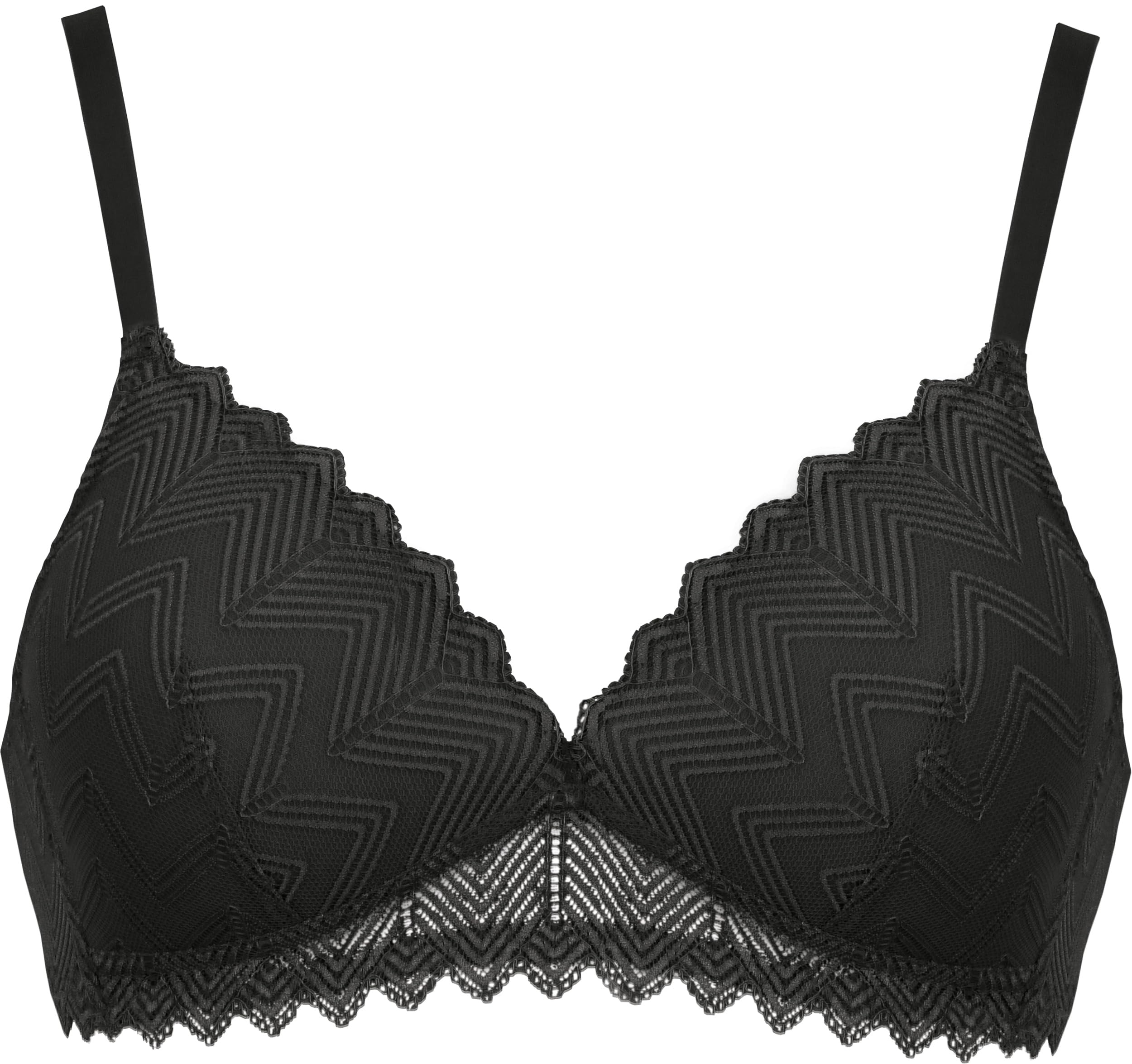 Naturana Padded Soft Cup Bra, 5672 Black 42A