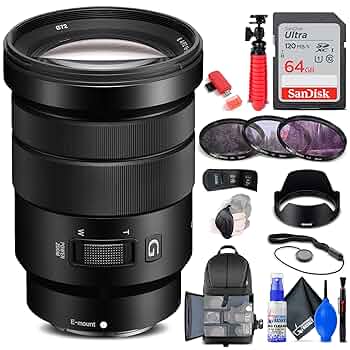 ★新品級★SONY 18-105 F4 SELP18105G E-mount Amazon.com : Sony E PZ 18-105mm f/4 G OSS Lens (SELP18105G