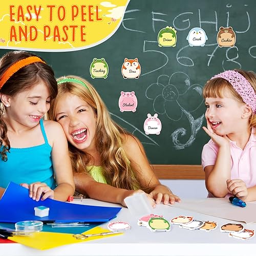 Miniatura 6 de Seajan 48 piezas de notas adhesivas de animales de dibujos animados, 1440 hojas, blocs de notas autoadhesivas, coloridas notas de animales kawaii,