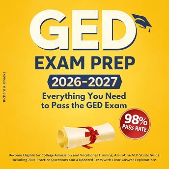 GED Exam Prep: Become Eligible for College Admission and Vocational Training Audiobook by Richard A. Brooks episode artwork