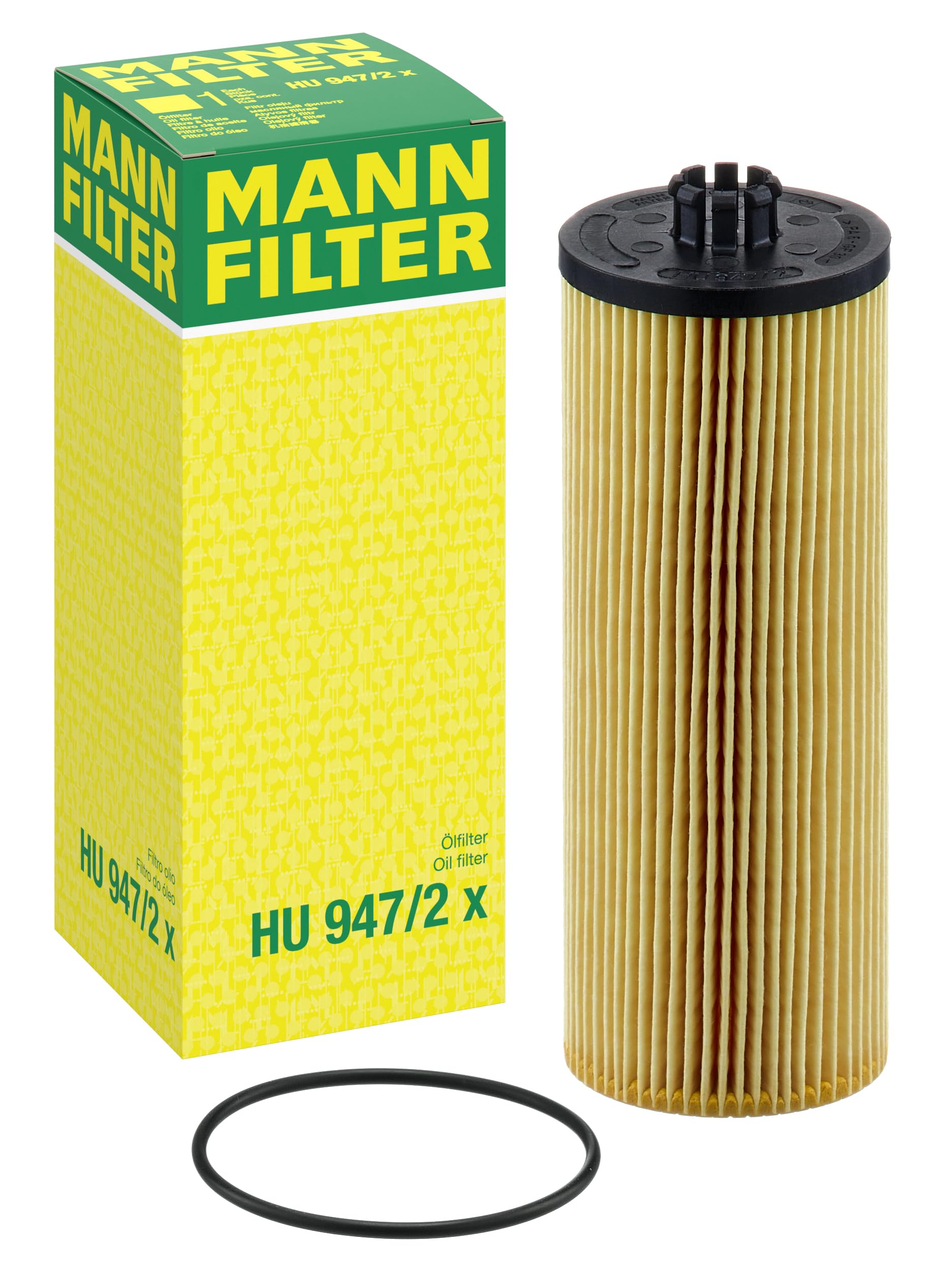 MANN-FILTER HU 947/2 x Oil Filter - for Trucks + Buses