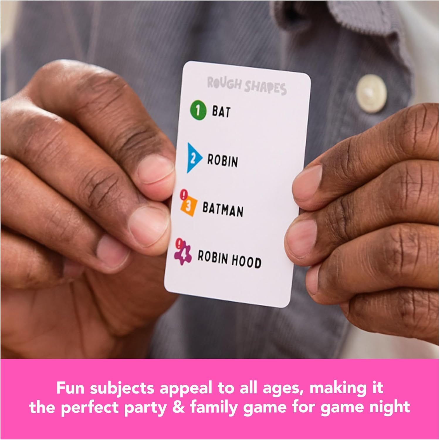 Spin Master Games, Rough Shapes, Quick-Drawing Game for Artists & Doodlers of All Levels with Hilarious & Challenging Prompts, Easy Indoor Activity, for Kids & Family, 3-10 Players, Ages 8 & Up 4 81LAf321GAL. AC SL1500