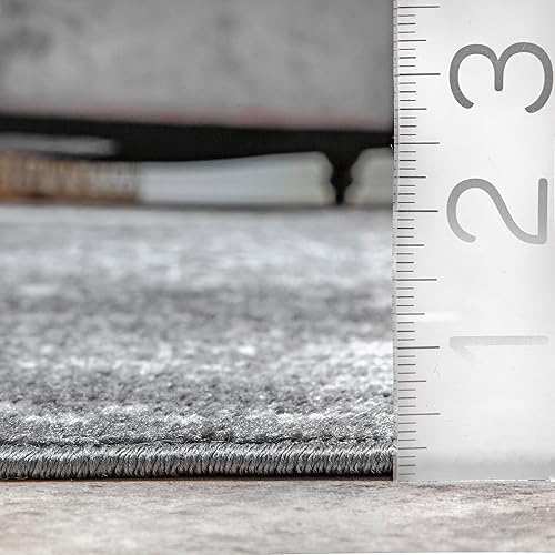 Miniatura 2 de nuLOOM Alfombra de área de transición estilo oriental Delores, 5 x 8, gris oscuro