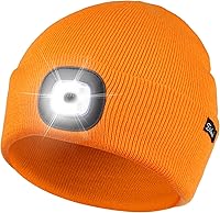 Vista 10 de Etsfmoa Gorro unisex con la luz, regalos para hombres, papá, padre, gorras recargables por USB