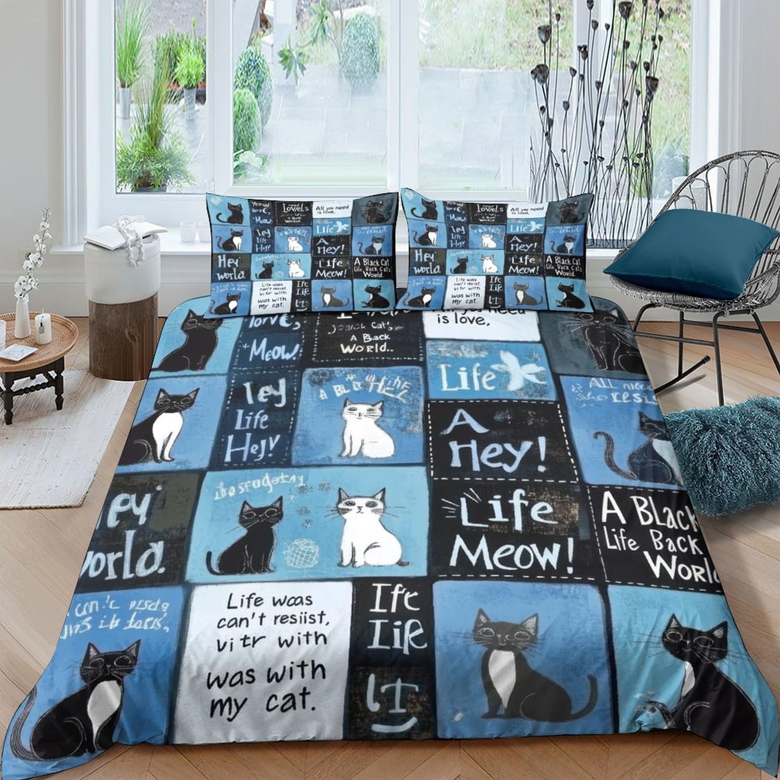 GPLZQXKJNH Galaxy Starry Sky Duvet Cover Set 3D Printed Microfiber Bedding with Hidden Zipper and Fixing Straps for Bedroom Decor Single（135x200cm）