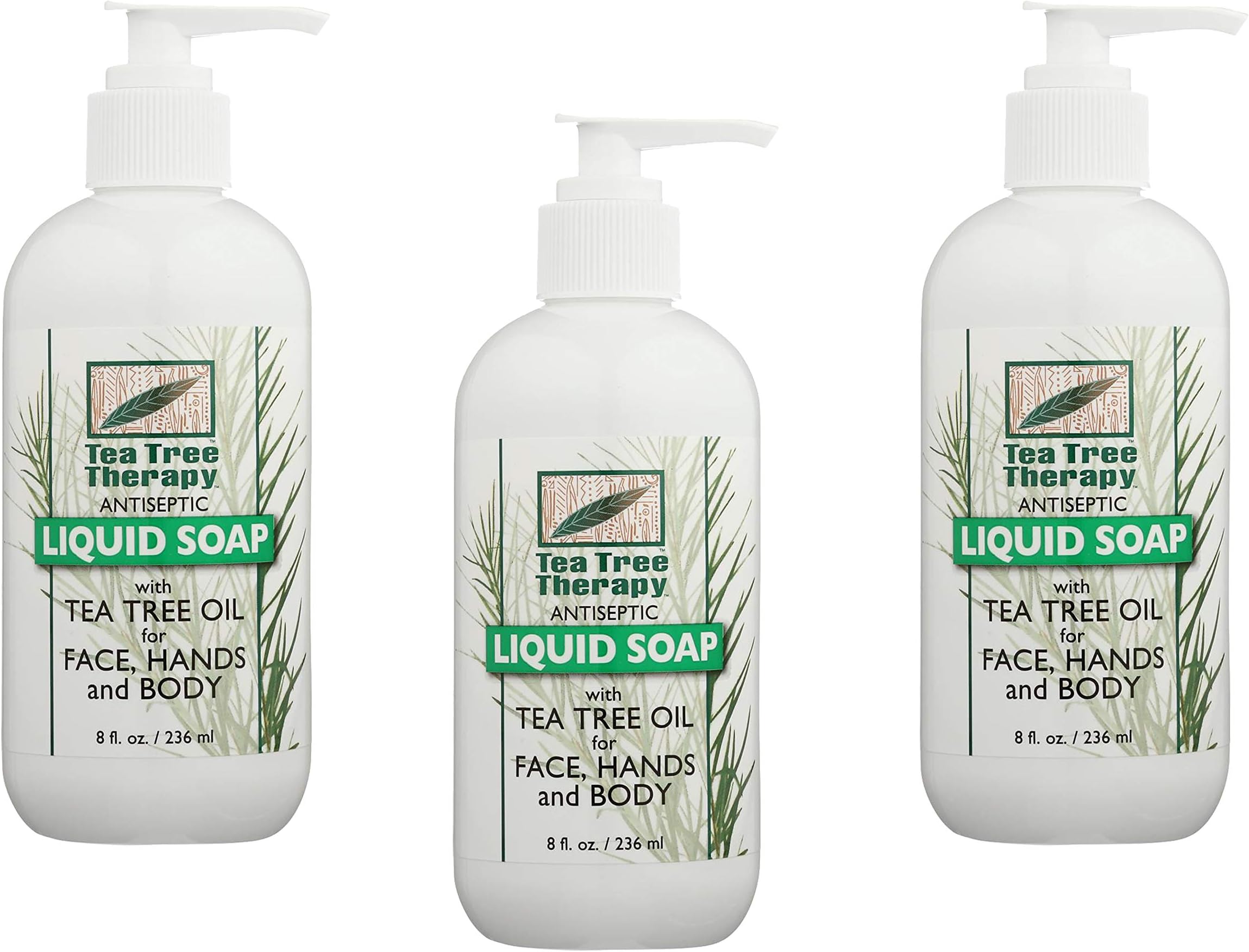 Tea Tree TherapyTea Tree Liquid Soap 8 oz (3-Pack)