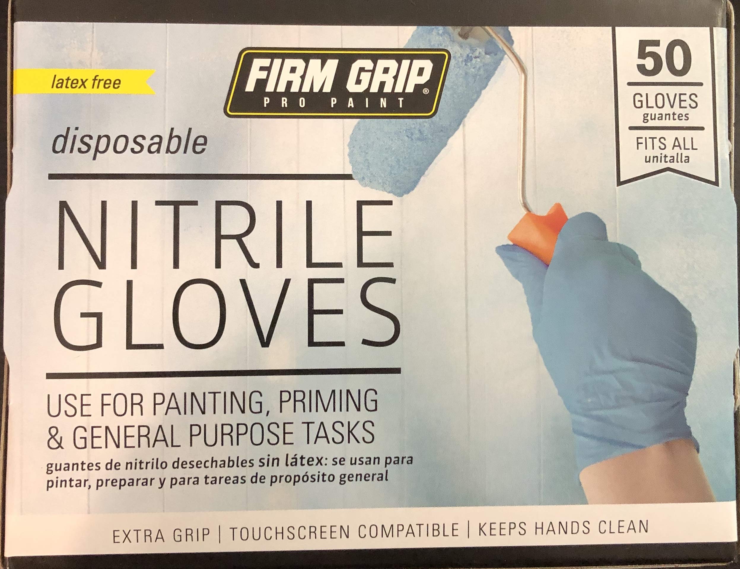 NIANWUDU Aeiniwer Mesictosv Blue Nitrile Gloves (50-Count)
