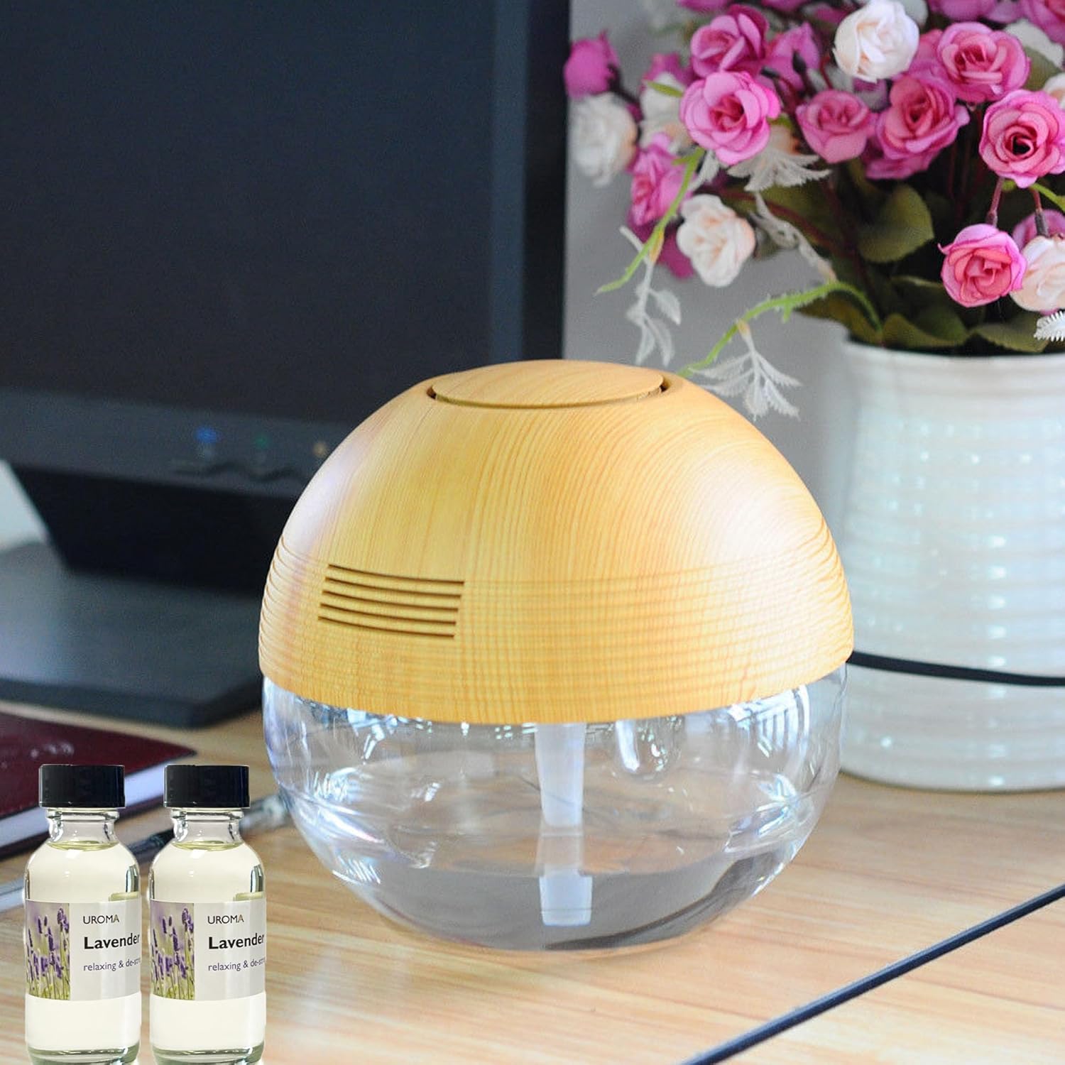 Air Revitalizer Purifier Odor Remover With 2PK 30ml Essential Oil