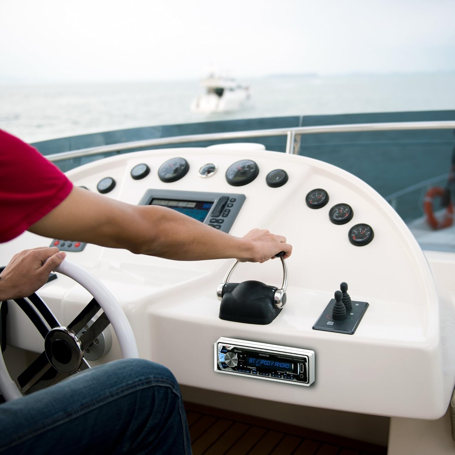 Flаѕh Dеаlѕ - 70% оƒƒ Kenwood Marine Digital Media Bluetooth Receiver Bundle Combo with Enrock Marine Single Din Radio Dash Protector (White), Enrock AM/FM Antenna (White) Crеаtіvе Prоduсt Kenwood Marine Digital Media Bluetooth Receiver Bundle Combo with Enrock Marine Single Din Radio Dash Protector (White), Enrock AM/FM Antenna (White)