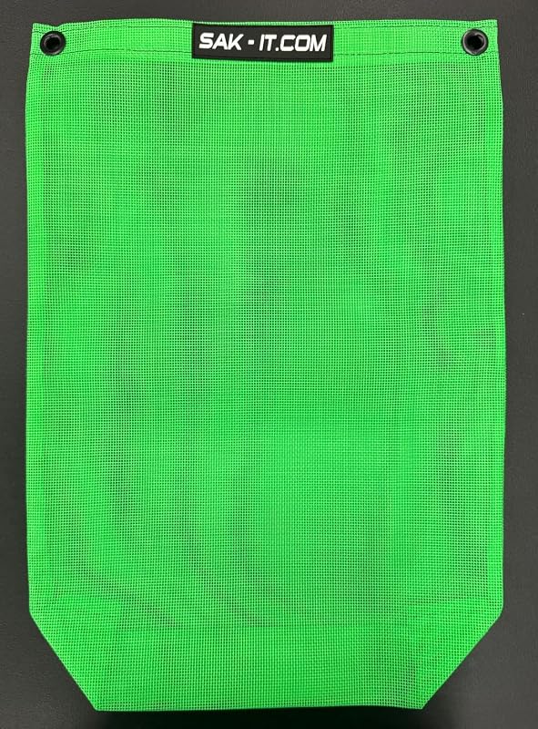 Lixeira para Veículos Off-Road SAK-IT Scrap SAK, Verde-limão, para SxS, ATV, UTV, Jeep, barco e carrinho de golfe