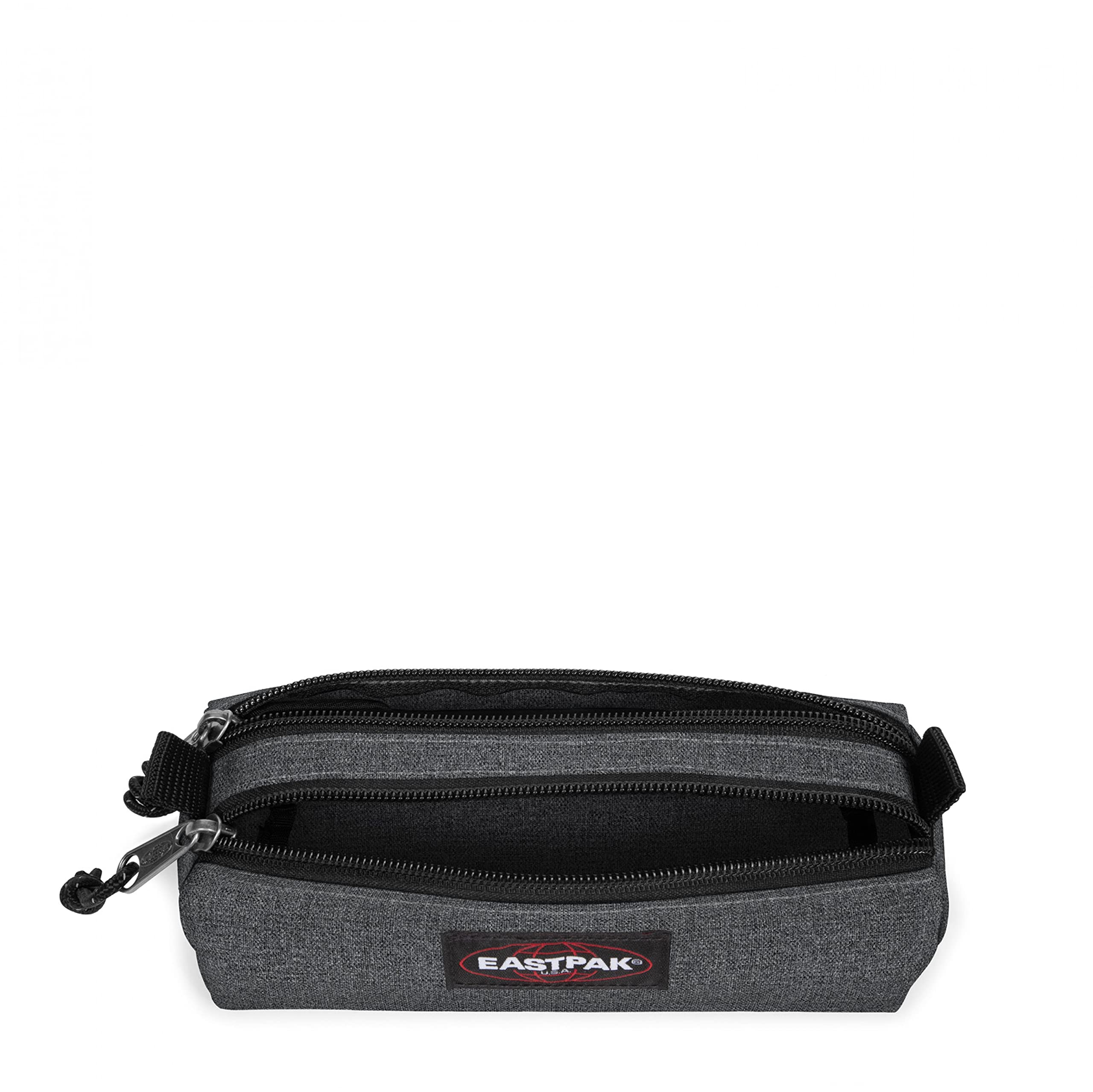 EASTPAK SAC DOS PINNACLE 38L BLACK DENIM & Double Benchmark Trousse, 21 cm, Black Denim (Noir)