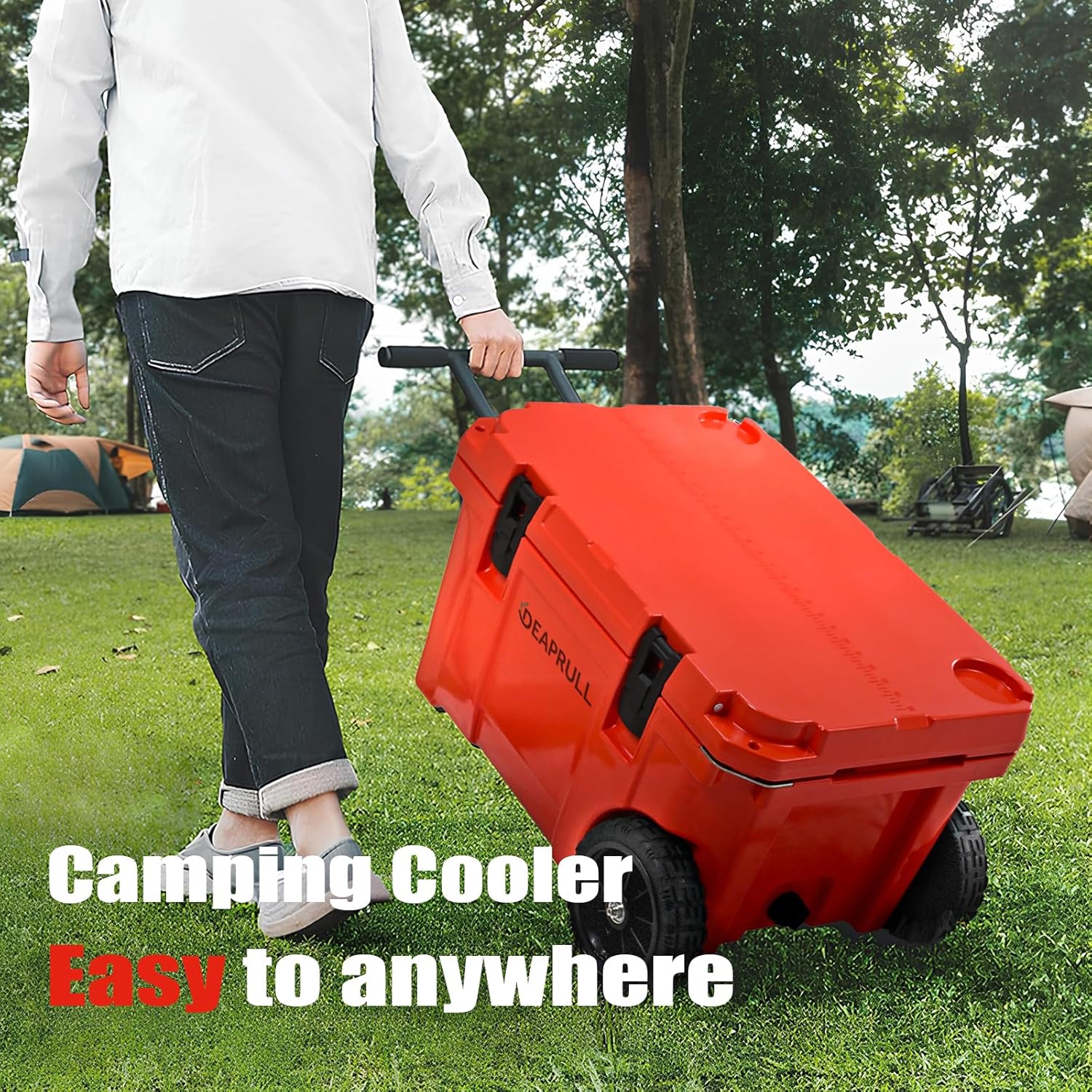Rolling Cooler for Easy Camping