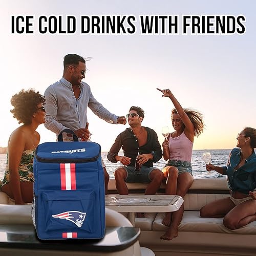 Miniatura 4 de Mochila hielera  Baúl portátil de lados suaves  Bolsa aislada con capacidad para 36 latas  Equipo de fútbol  Muestra tu espíritu de equipo con