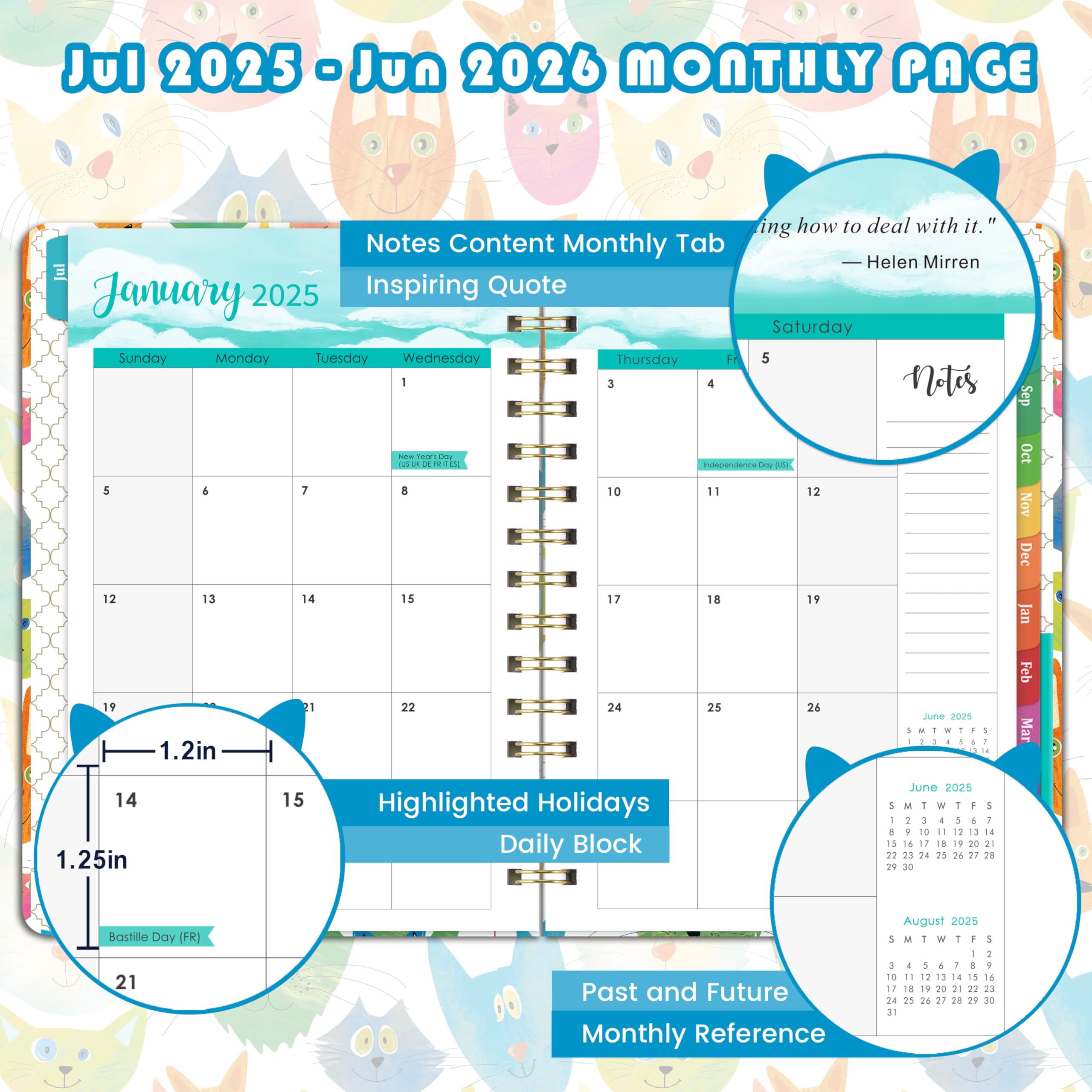 Weekly Monthly Planner 2025-2026 Planner 2025-2026 Academic Planner