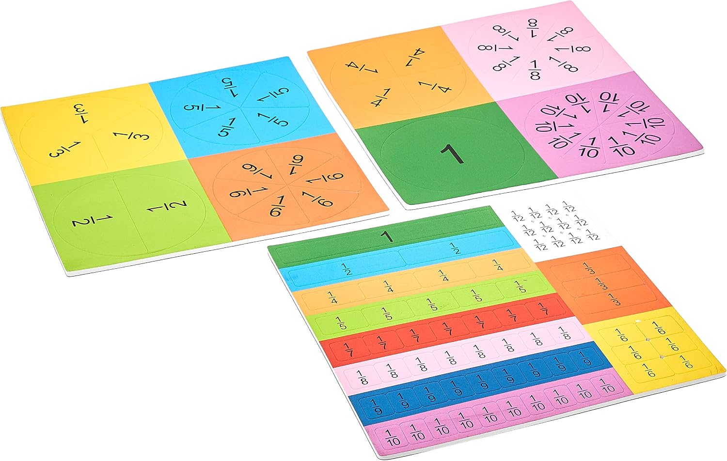 Didax Educational Resources Magnetic Fraction Tiles