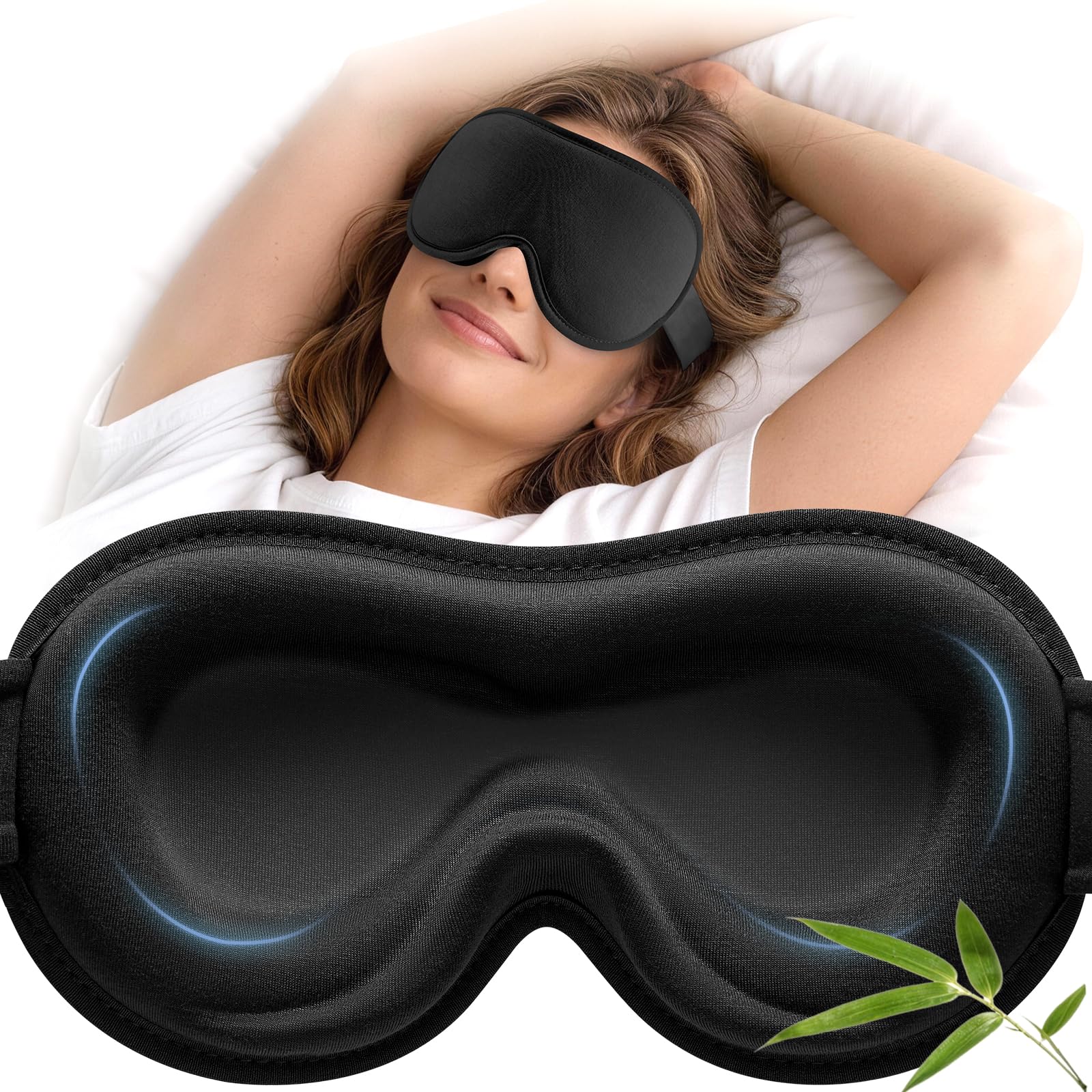 Photo 1 of YFONG 3D Contoured Sleep Mask for Women