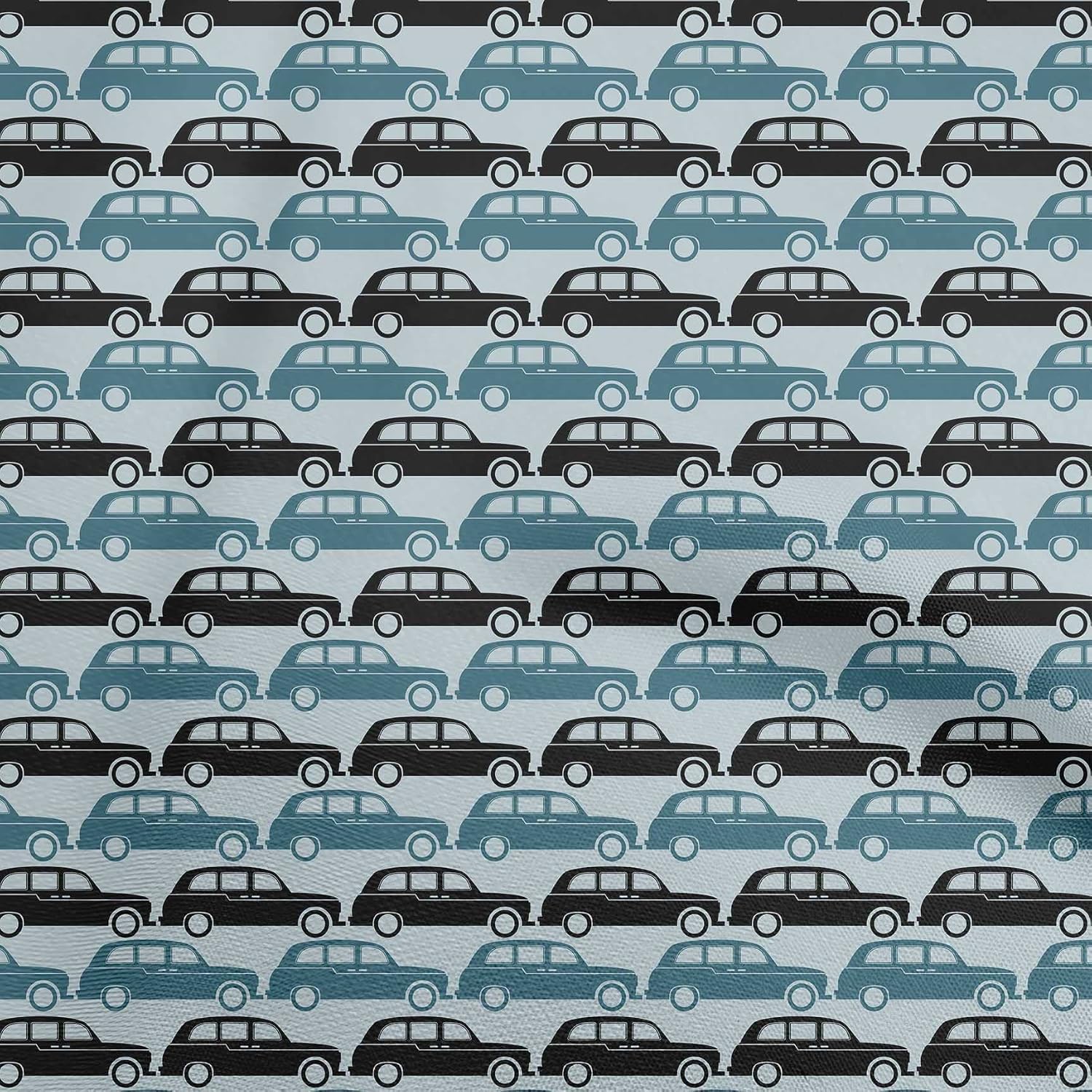 oneOone Cotton Cambric Light Blue Fabric Travel Sewing Craft Projects Fabric Prints By Yard 42 Inch Wide
