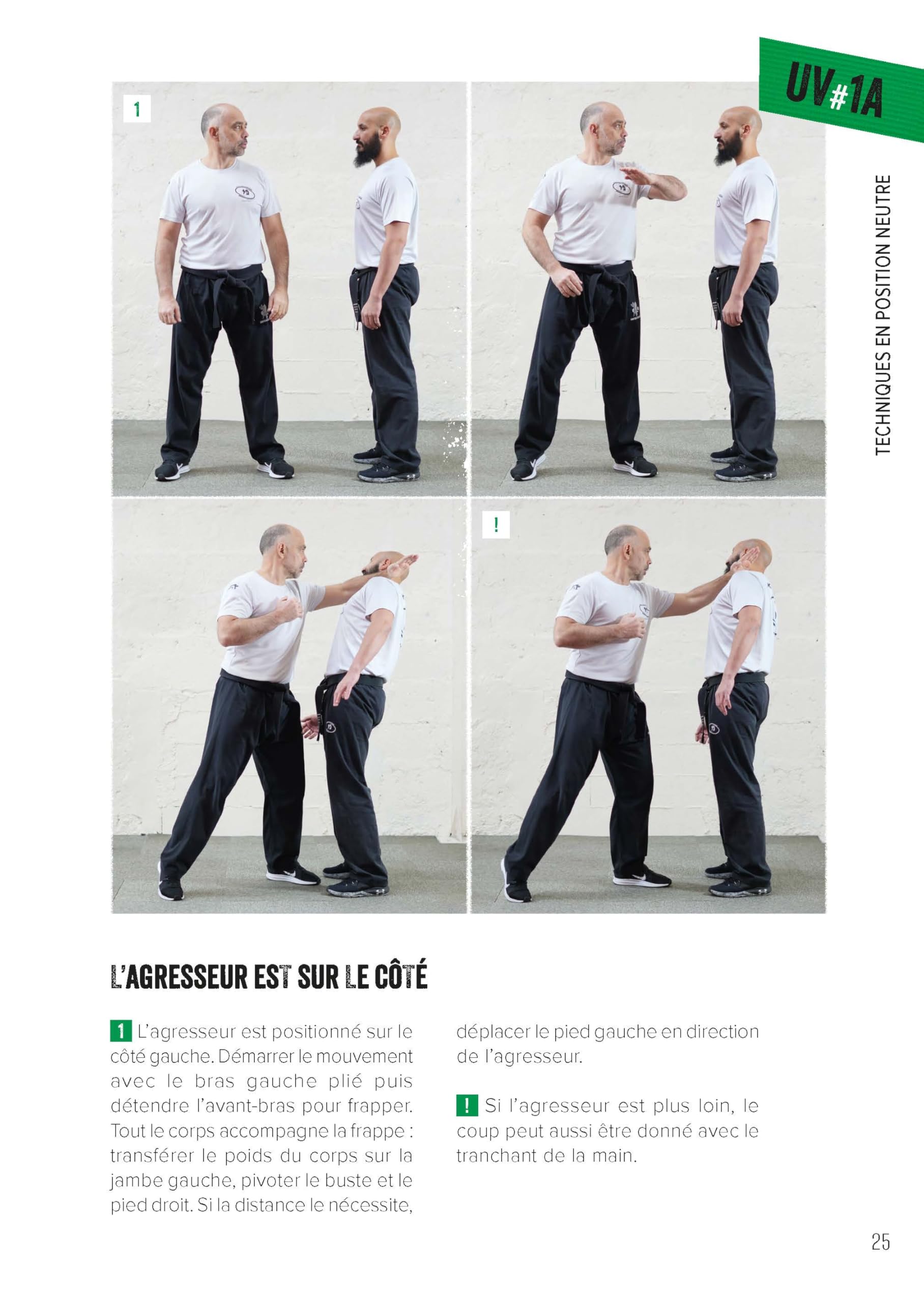 Krav Maga, niveau intermédiaire de self-défense: Programmes officiels des ceintures bleue et verte