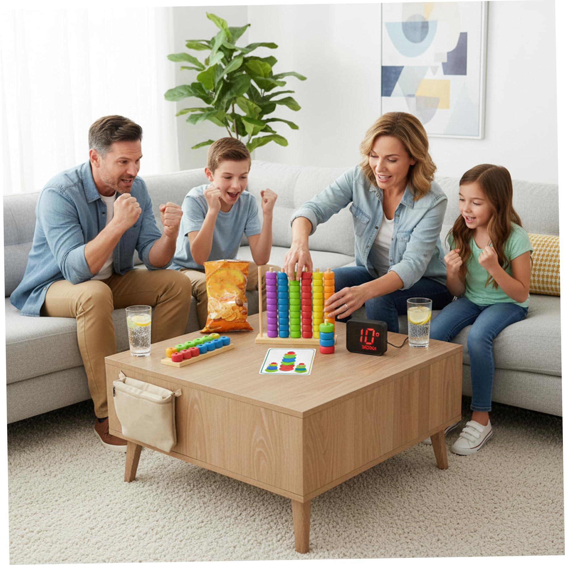 Gioco di impilamento di Colori - Gioco Puzzle di impilamento di abbinamenti di Colori dal Ritmo frenetico
