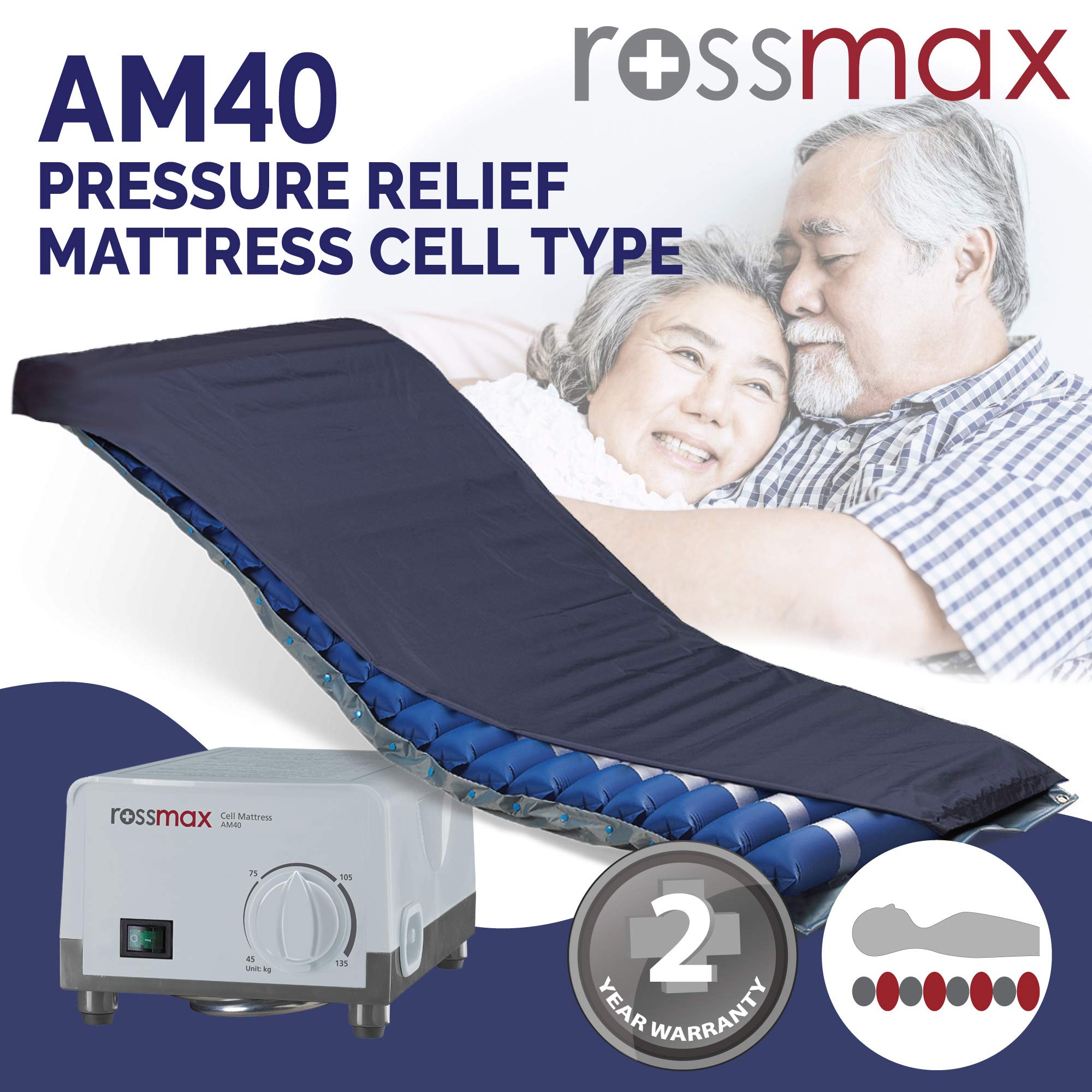 ROSSMAX Matelas Pneumatique Type de Cellule