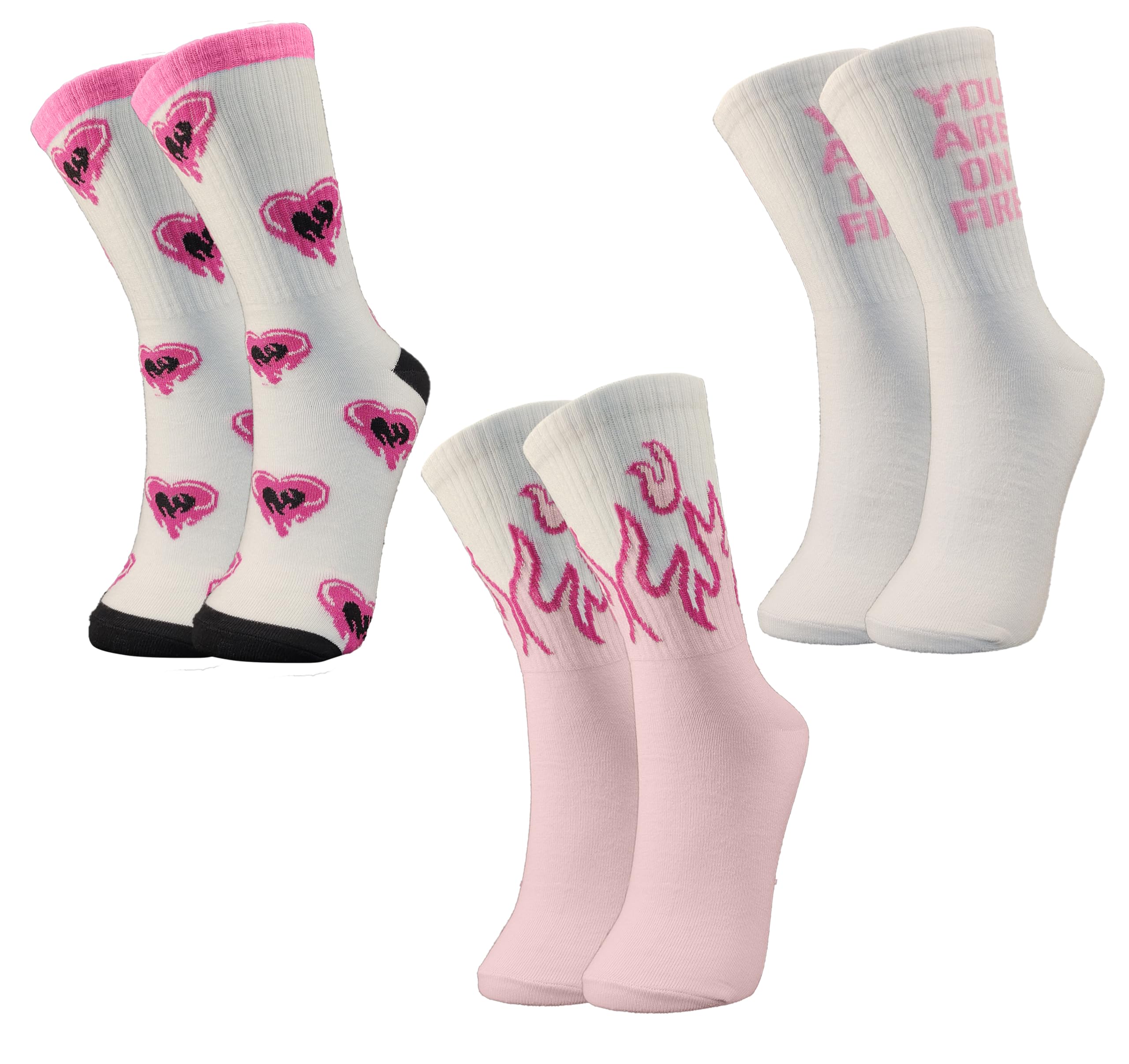 trazo Women's Calf Length Designer Knitted Multicolor, Multi-Purpose Socks | Socks for Women (Pack of 3)-picture-29