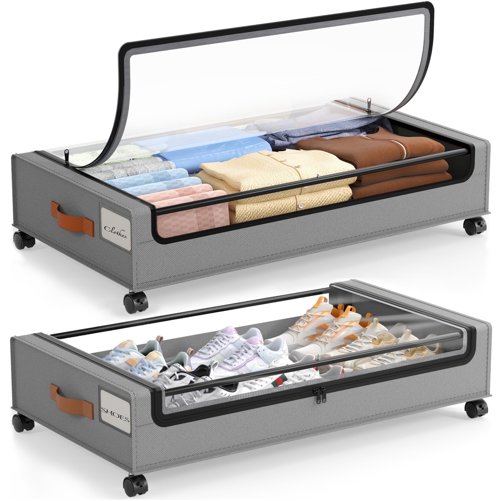 LAMU Under Bed Storage with Wheels