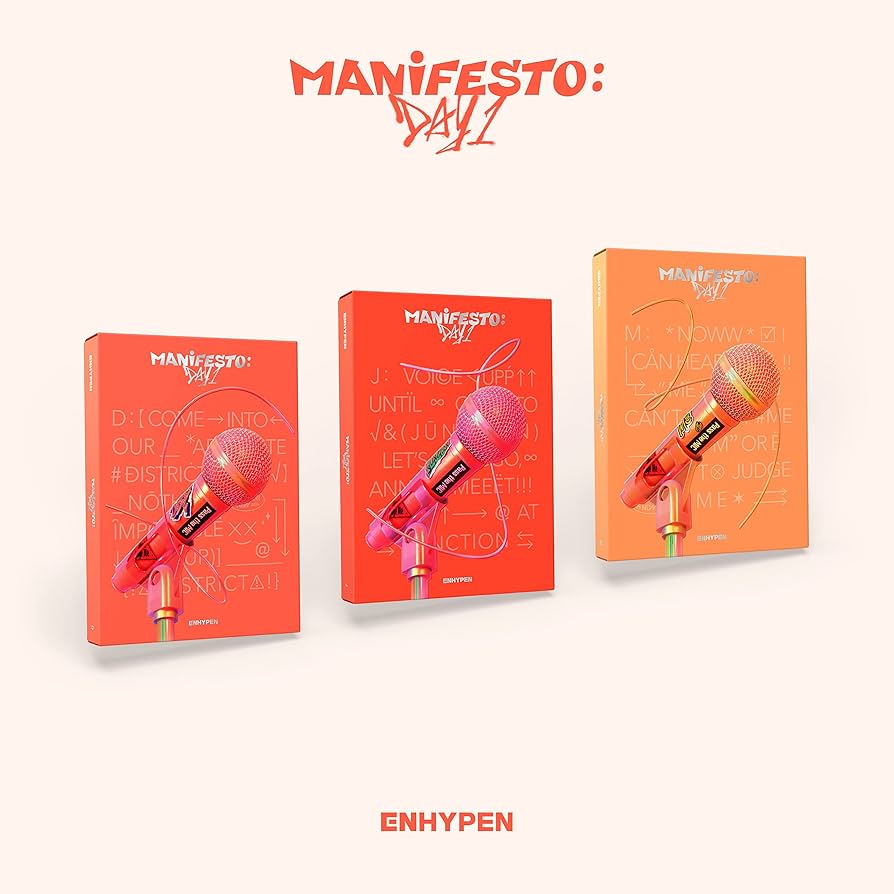 Amazon.co.jp: ENHYPEN 3rd ミニアルバム - MANIFESTO : DAY 1