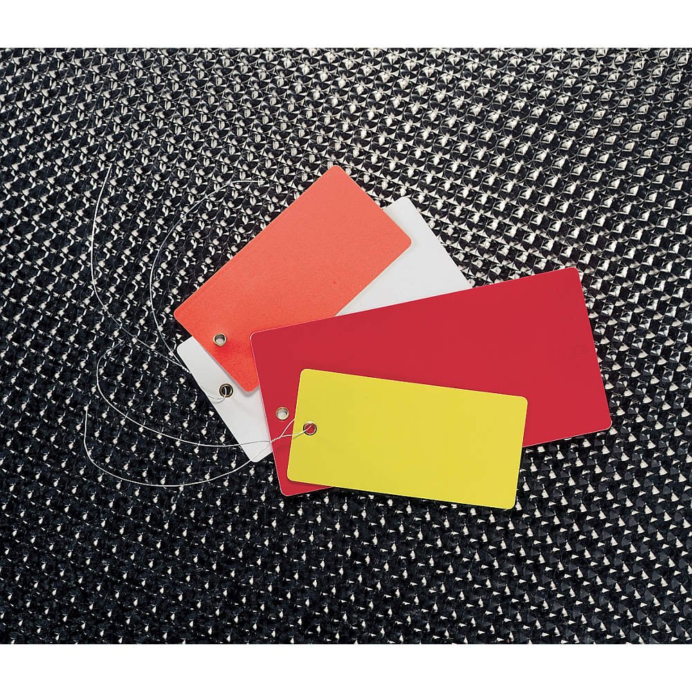 Blank Tag, 2-3/4 x 1-3/8 in, ORN, PK25
