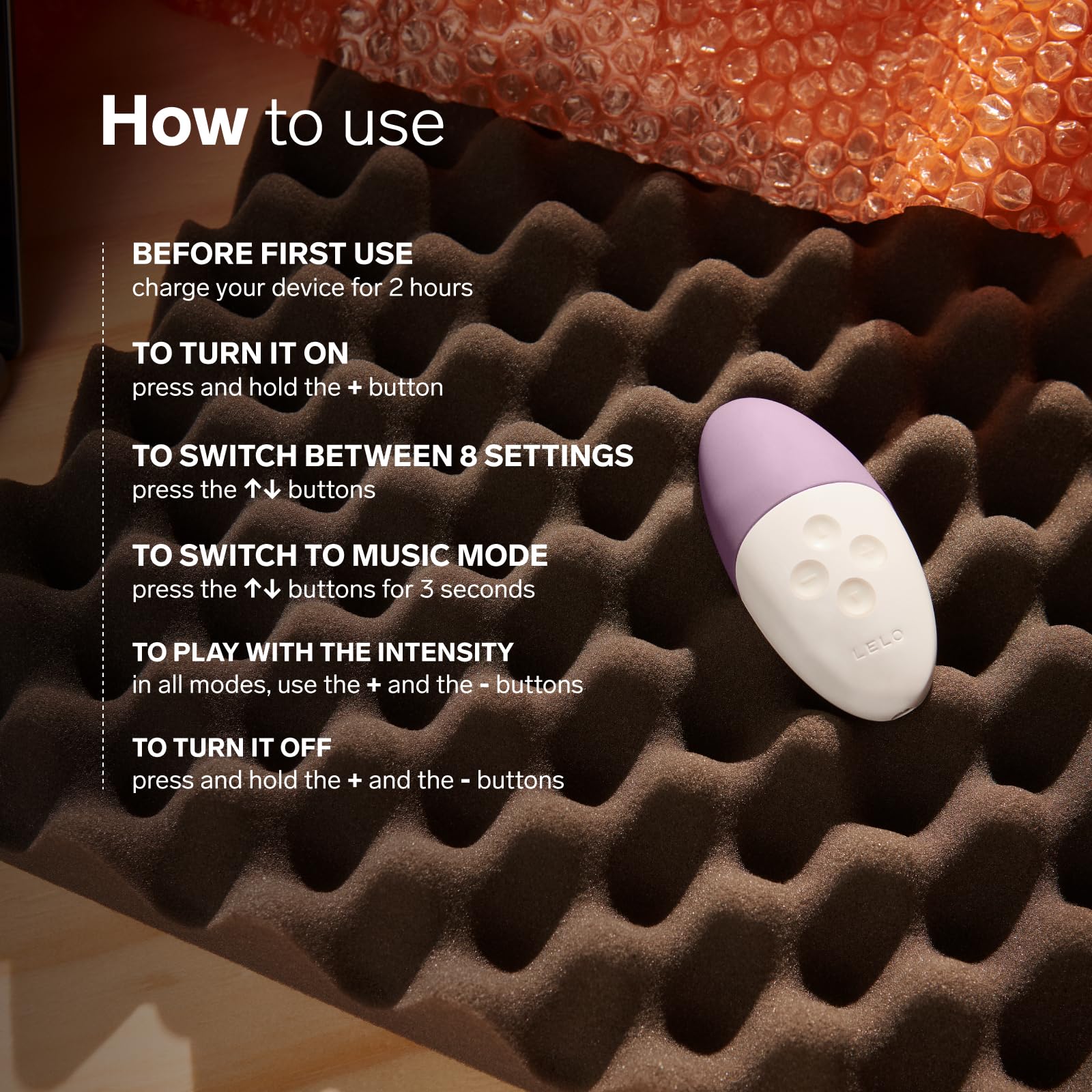 LELO SIRI 3, Vibrador Activado por Sonido, Juguete Sexual con Tecnología SoundSense y 8 Modos de Placer, Juguetes Sexuales, Pistachio Cream